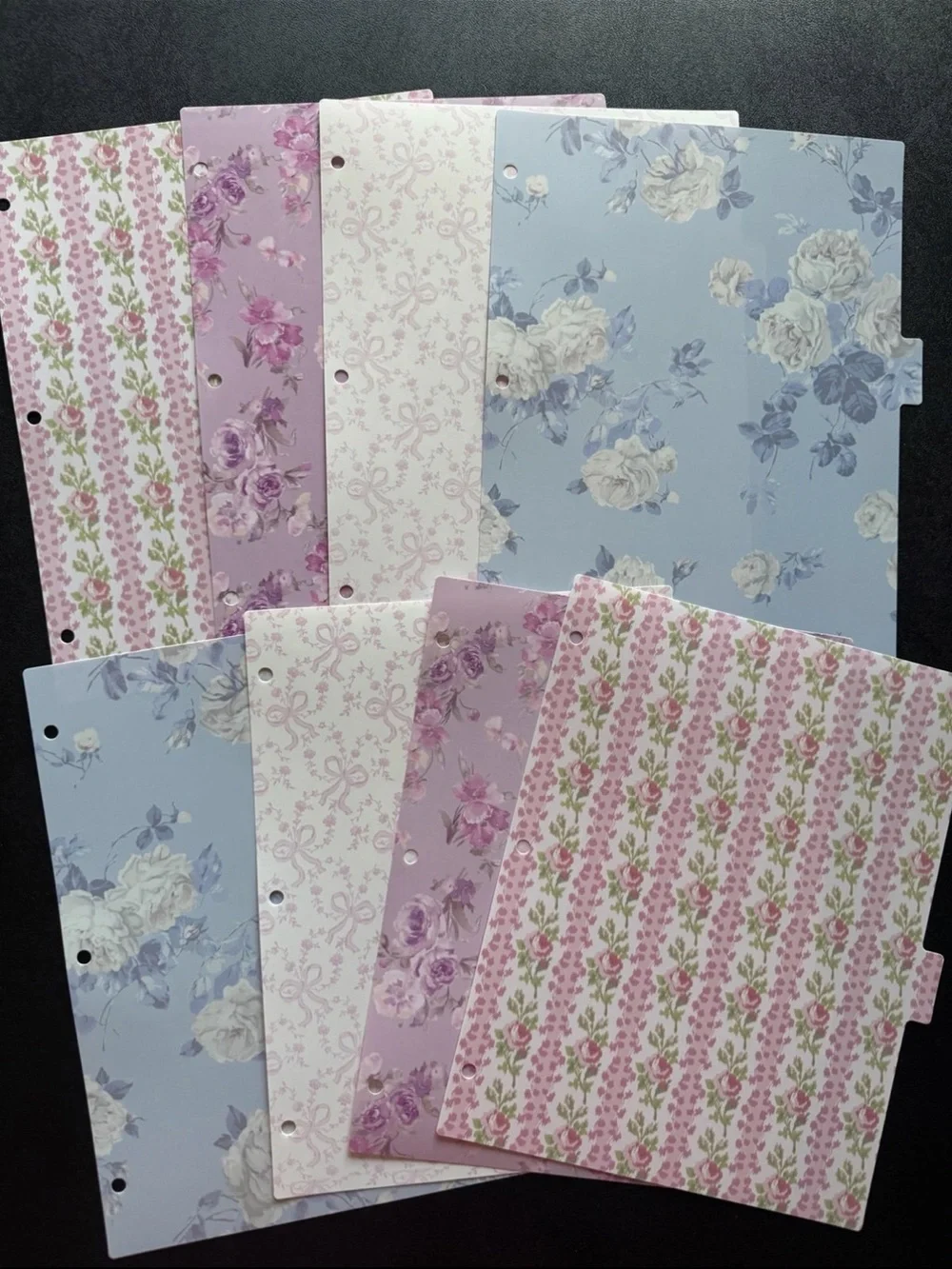 LoveShackFancy Binder and Dividers Tabs 8 Pk
